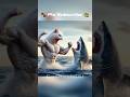 Daddy Fights Shark to Save a Kitten 🐈👊🐬 #ai #cat #catlover #story #cutecat #cute