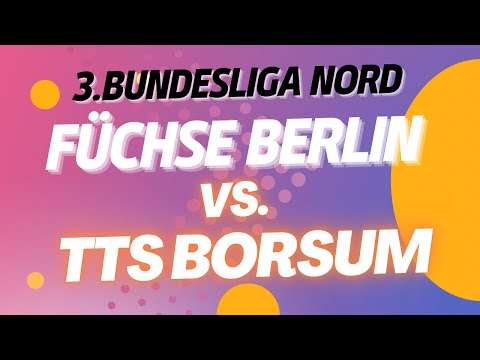 TTS Borsum vs Füchse Berlin - 3. Bundesliga Nord 2023/2024 Highlights.