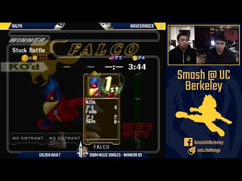 Golden Bair 7 - Melee Singles Winners Round 3:  Ralph vs Wavebringer
