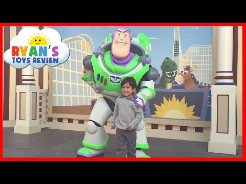 Amusement Park for Kids with Roller Coaster Rides at DisneyLand Video