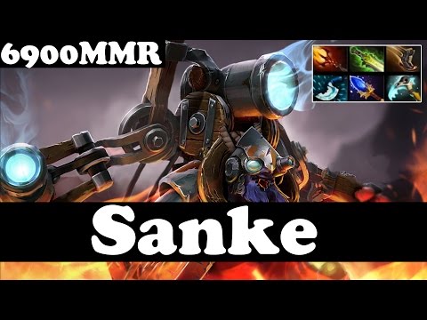 Sanke 6900 MMR Plays Tinker Vol 2 - Ranked Match Gameplay - Dota 2