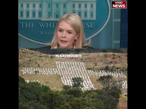 Leavitt Destroys Yamiche on SA Crosses: 'The AP Has a Picture with Caption -- Each Cross Marks a White Farmer Killed in a Farm Murder'; Speaker Johnson: 'THE BILL IS PASSED -- 215 to 214'; 'Finally Morning in America Again'