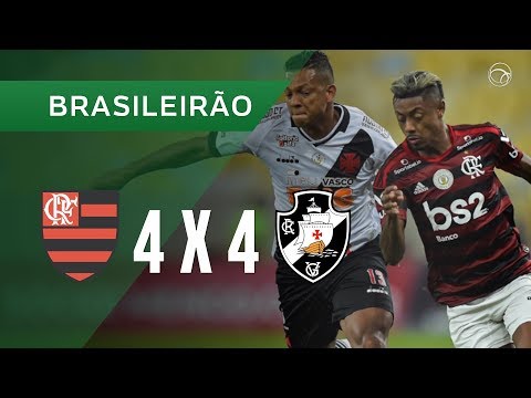 FLAMENGO 4 X 4 VASCO - GOLS - 13/11 - BRASILEIRÃO 2019