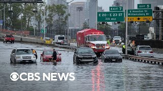 Torrential rain floods parts of New York City and 