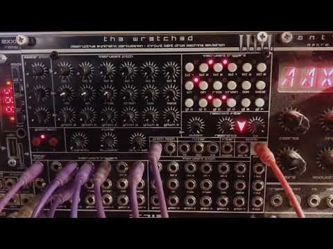X1L3 - THE WRETCHED - circuit bent drum machine - eurorack module - final rev test