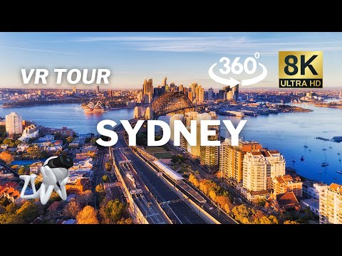 【360°VR】Sydney Australia - Virtual Nature Relaxation 8K Video