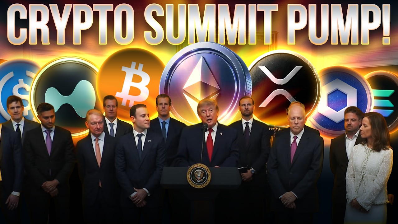 Trump's Crypto Summit Pump!🚀Historic Squeeze📈