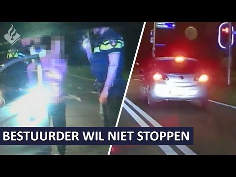 Politie | Bestuurder wil niet stoppen | Rijden onder invloed