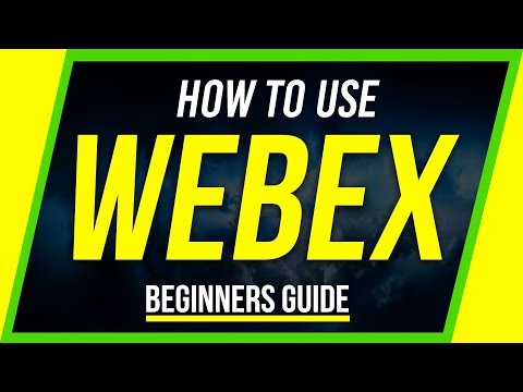 How to Use Cisco Webex for Video Conferencing and Online Meetings