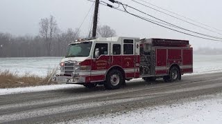 preview picture of video 'Buchanan, VA - Medic 753, Engine 3, and Utility 3 Responding'
