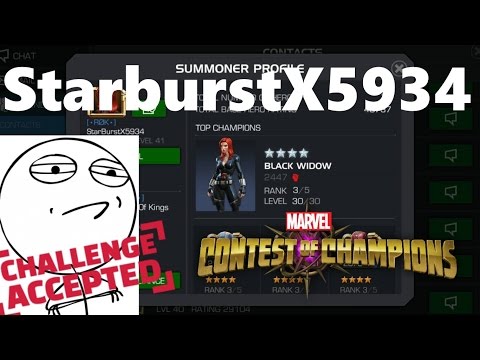 Marvel Contest of Champions: RizzoTheLegend VS StarBurstX5934