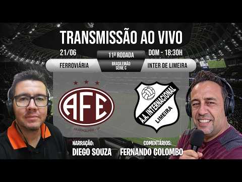 AO VIVO: Série C: Ferroviária e Inter de Limeira fazem duelo crucial por vaga no G-8