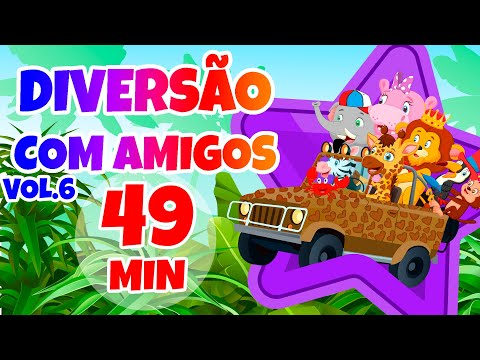 Diversão com Amigos Vol. 6 - Giramille 49 min | Desenho Animado Musical