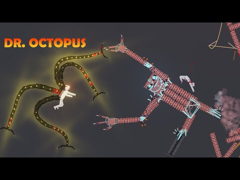 Dr. Octopus vs Brick Golems - People Playground 1.22.2