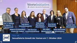Vorschaubild: Diskussionsreihe 360°: „Sexualisierte Gewalt der Hamas am 7. Oktober“