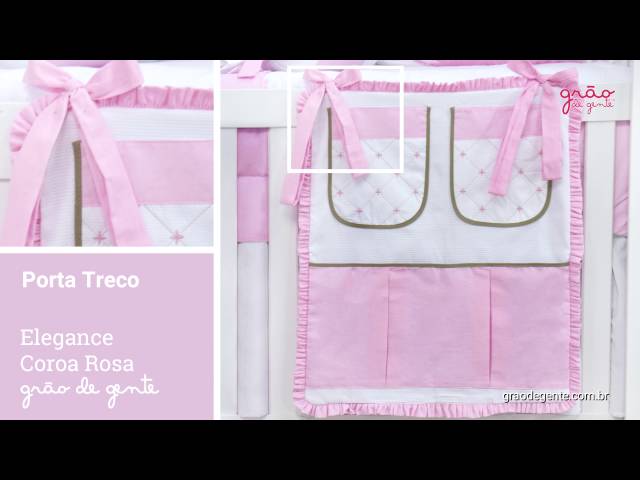 Porta Treco Elegance Coroa Rosa | Ref: 59151