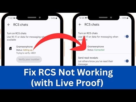 Google Messages RCS Not Working | How to Fix New Phone RCS Not Working