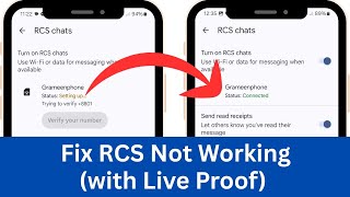 Google Messages RCS Not Working | How to Fix New Phone RCS Not Working