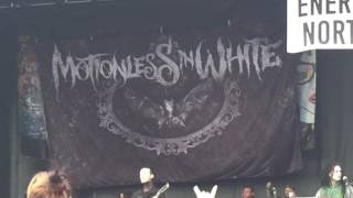 Motionless in white (into) carry the torch song reincarnation Houston tx vans warped tour 6/26/16