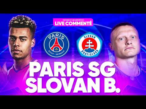 🔴 PSG - SLOVAN BRATISLAVA LIVE COMMENTÉ / 🚨ALLEZ PARIS !! / 🏆LIGUE DES CHAMPIONS / CHAMPIONS LEAGUE