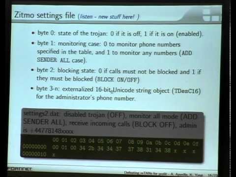 ShmooCon 2011: Defeating mTANs for profit