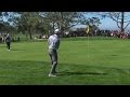 TIGER WOODS opens with a bogey at Farmers - YouTube