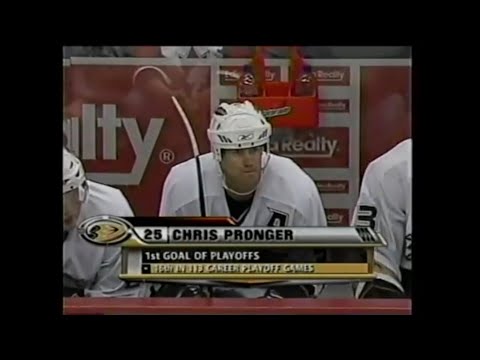 Anaheim Ducks at Minnesota Wild (Game 4) - April 17, 2007 - Keith Carney, Pavol Demitra, Todd White