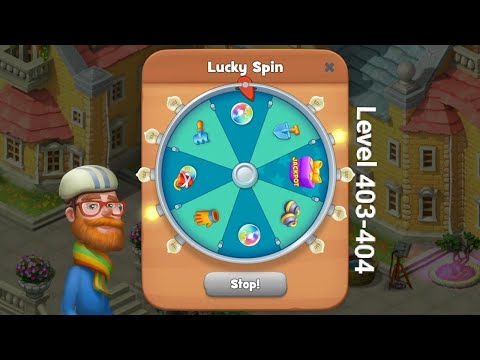 Gameplay Gardenscapes Level 403-404
