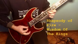 Rhapsody of Fire - Wisdom Of The Kings solo cover and lesson/tutorial