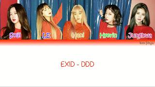 EXID (이엑스아이디) – DDD (덜덜덜) Lyrics (Han|Rom|Eng|COLOR CODED)