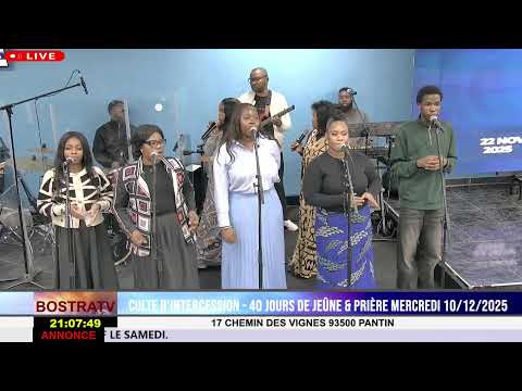CULTE D'INTERCESSION - 40 JOURS DE JEÛNE & PRIÈRE 10/12/2025