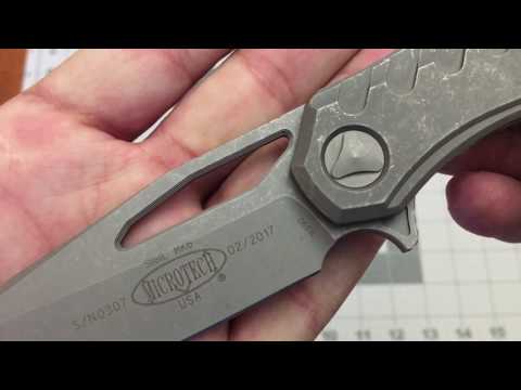 Microtech knives production Sigil MK6 unboxing and first impressions