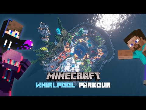 MINECRAFT WHIRL POOL PARKOUR MENTAL TESTER!  - Latest Minecraft Multiplayer Parkour Map 2022