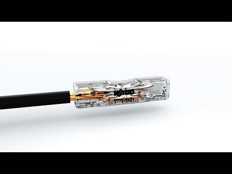 Durchgangsverbinder zum Stecken für ein- und mehrdrähtige Leiter