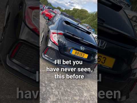 Have you ever seen a Honda Civic with a 1.0 L three cylinder turbo charge engine from the factory? ￼