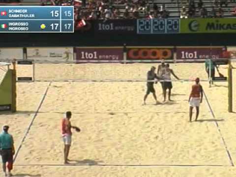 Gabathuler-Schnider SUI vs. Ingrosso-Ingrosso P. ITA Qual Round 2 Grand Slam Gstaad WORLD TOUR 2011