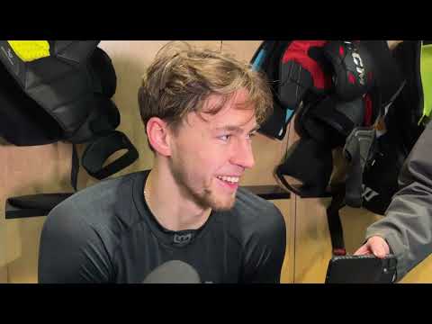 Egor Chinakhov, Penguins, on his shot 