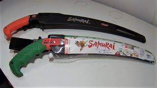 Samurai Pruning Saws ( review / test cuts )