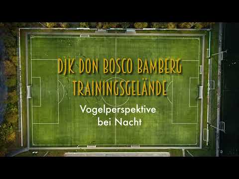 DJI MINI 2 - DJK Don Bosco Bamberg training ground by Night - Let's fly | Willie Chieukam