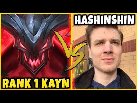 #1 KAYN WORLD VS. HASHINSHIN! INSANELY CLOSE ENDING! - League of Legends