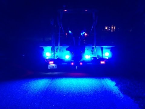 Underwater LED Light Installation