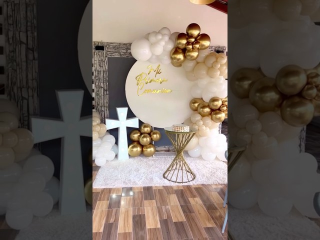 Vídeo relacionado con Globos Oro Blanco, 52pcs 12 pulgadas Globos de Cumpleaños Arena Blanco Dorado, Guirnalda Globos Beige, Decoracion Cumpleaños Oro para Baby Shower Boda Comunion Aniversario Bautizo Graduación