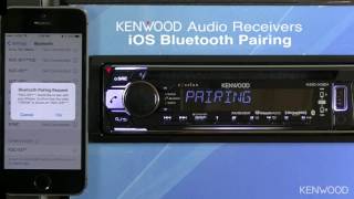 KENWOOD eXcelon KDC-X301 iOS Bluetooth Pairing for 2017 Audio Receivers