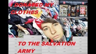 DONATING MY CLOTHES TO CHARITY