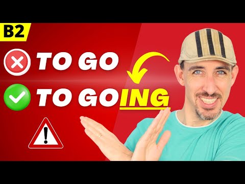 When to use “To + Gerund” (e.g. To Going) 🇬🇧 B2 English Grammar