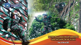 Download lagu Materi Pelajaran Mountaineering CAPA DIKTUKPA TNI AD TA.2021 mp3