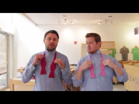 How to Tie the Perfect Bow Tie | Lessons from a Men's Shop