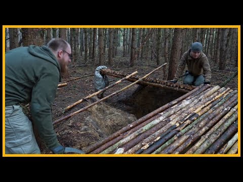 Bushcraft Camp [S02/E01] Das Grubenhaus - Lagerbau Outdoor Shelter