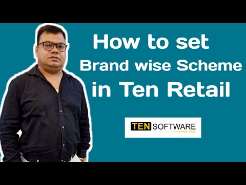 How to Set Brand Wise Scheme in Ten Retail