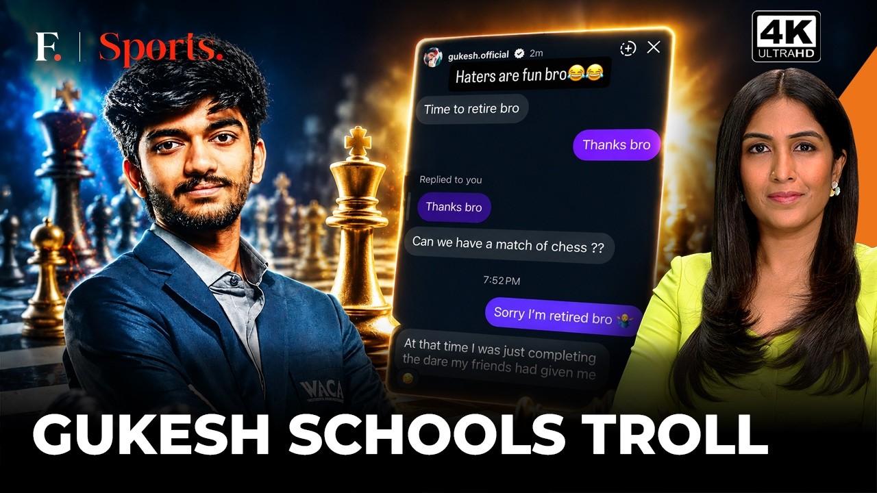 "Haters Are Fun Bro": Gukesh's Cheeky Retort To A Troll Amid Career Slump | First Sports